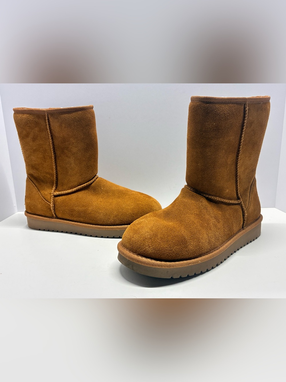 Koolaburra by UGG Women's KOOLA Winter Fashion Mid Calf Boots - Chestnut Size 9